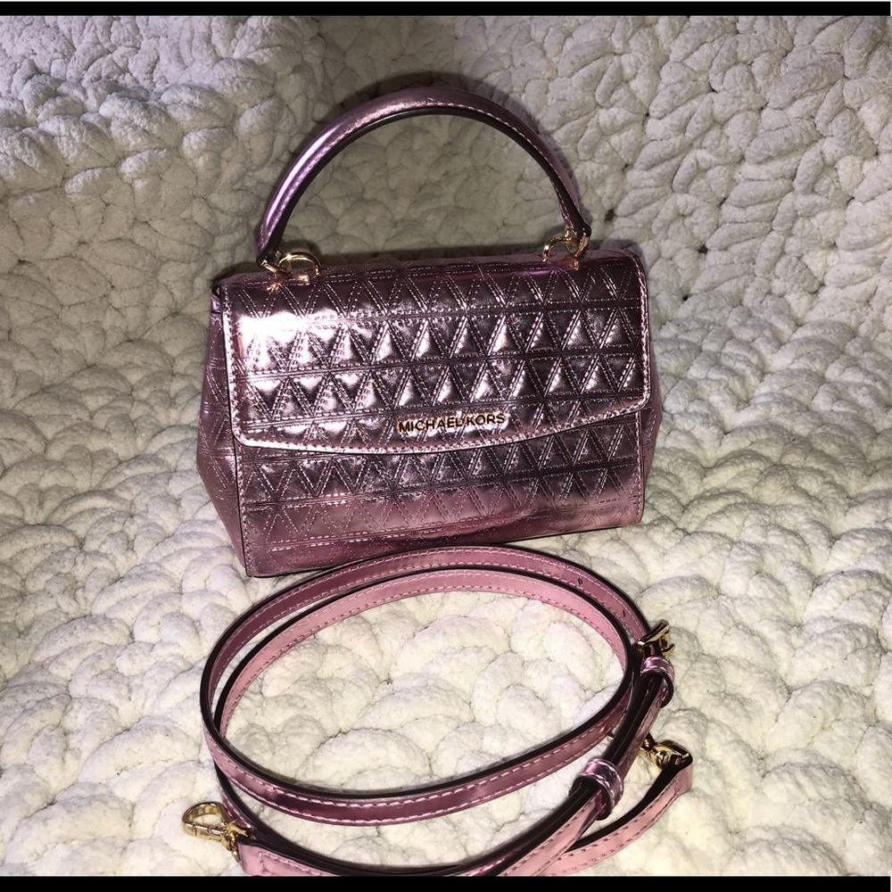Michael Kors Metallic Pink